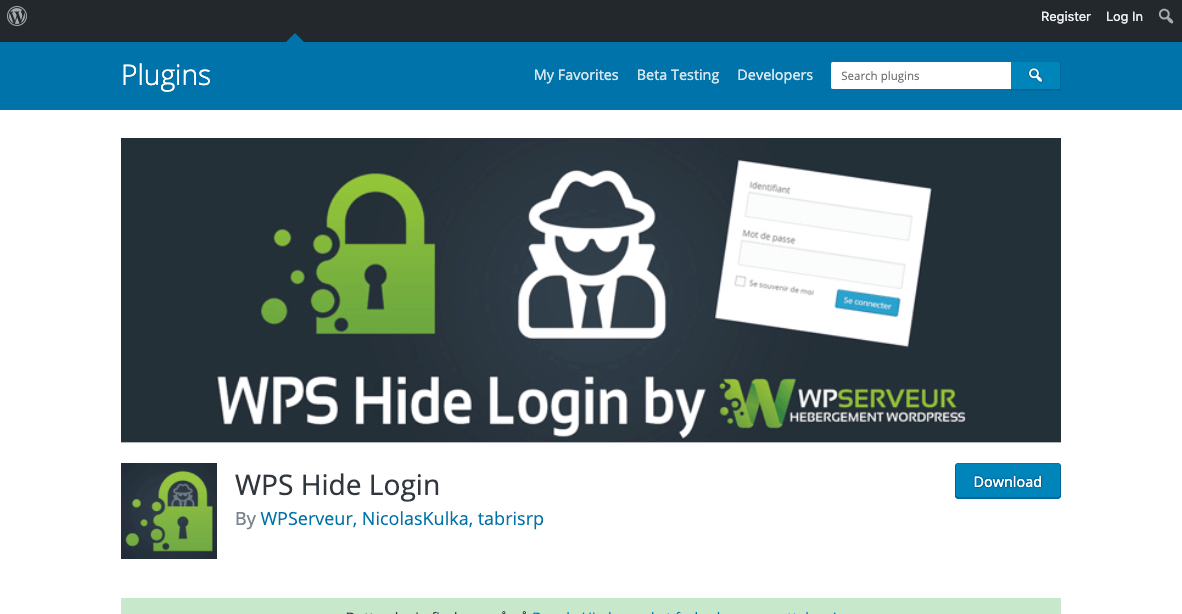 WPS Hide Login